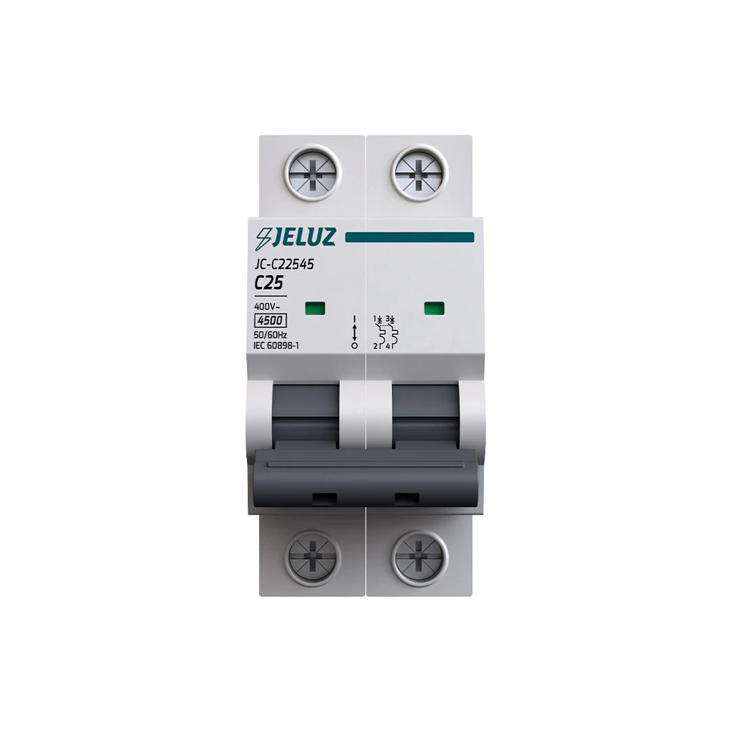 JELUZ -Termica2 Polos Curva C 4,5kA 16A