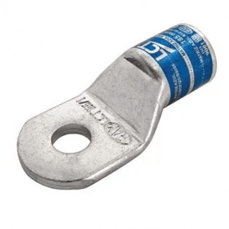 TERMINAL DE COBRE ESTAÑADO 35 MM² - UN ORIFICIO 3/8" - TUBO STANDARD.