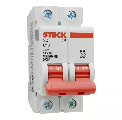 TERMICA SERIE SDZD62 10A 2P CURVA C 6KA