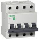 INTERRUPTOR TERMOMAGNETICO EASY9 4X16A 4,5KA C