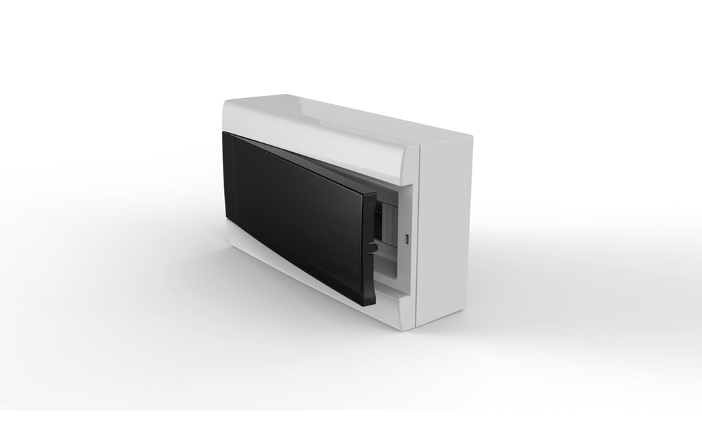 CAJA DE SOBREPONER P/ 12 MÓD. DIN PTA FUME 