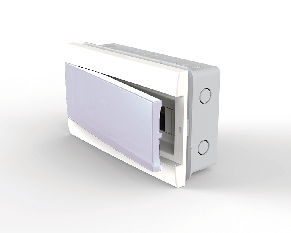 CAJA DE SOBREPONER P/ 12 MÓD. DIN PTA BLANCA