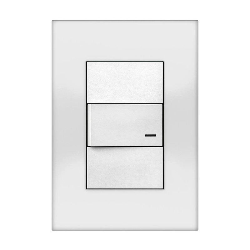 TAPA PLATINUM 5 X 10 CM. 3 MÓDULOS BLANCO