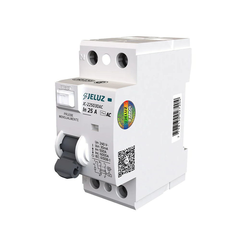 INTERRUPTOR DIFERENCIAL 2X40A 30MA AC
