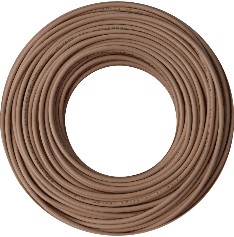 CABLE 1X2,50 MM NORMALIZADO X METRO MARRÓN