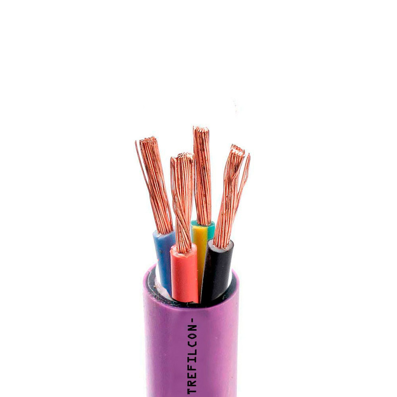 CABLE SUBTERRÁNEO 4X1,50 MM TREF VIOLETA