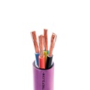 CABLE SUBTERRÁNEO 4X2,50 MM TREF VIOLETA