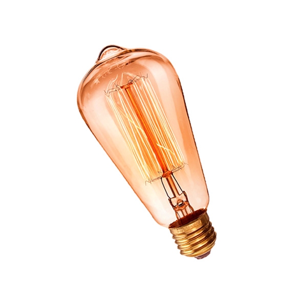 INCANDESCENTES DIMERIZABLES- ANTIQUE TIPO ST-64 - 25 W - E27 - GOLD