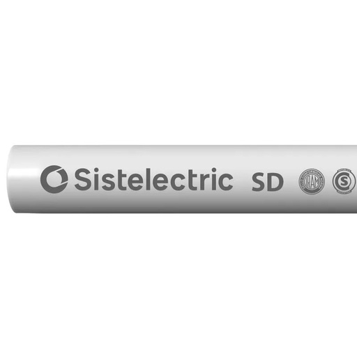 [TR20SD] TUBO RÍGIDO SISTELECTRIC SD Ø20MM X METRO