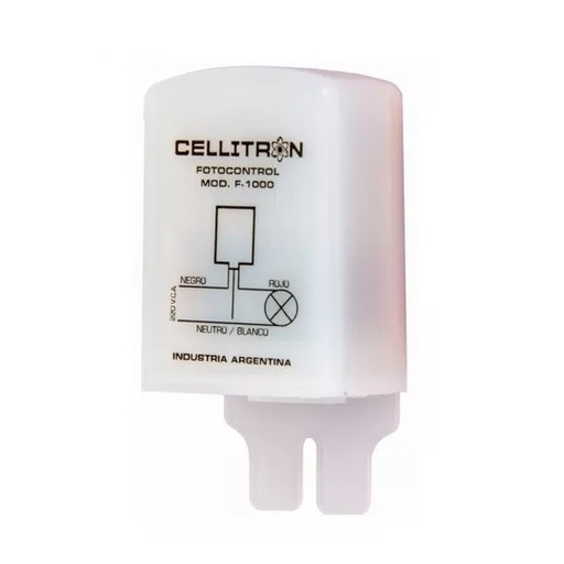 [F-1000] FOTOCONTROL UNIVERSAL 7A 3 CABLES LED