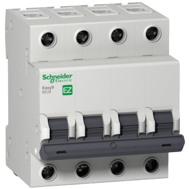 [EZ9F34416] INTERRUPTOR TERMOMAGNETICO EASY9 4X16A 4,5KA C