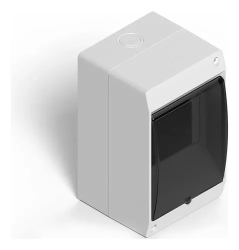 [045005G] CAJA EXT. TM 4 BOCAS C/TAPA - GRIS