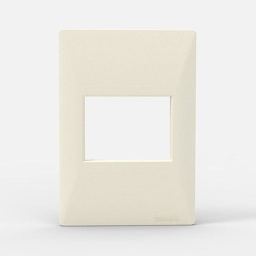 [4502C] TAPA 2 MODULOS SIGLO XXII BLANCA