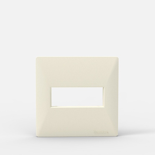 [4541C] TAPA MIGNON 1 MODULO SIGLO XXII BLANCA