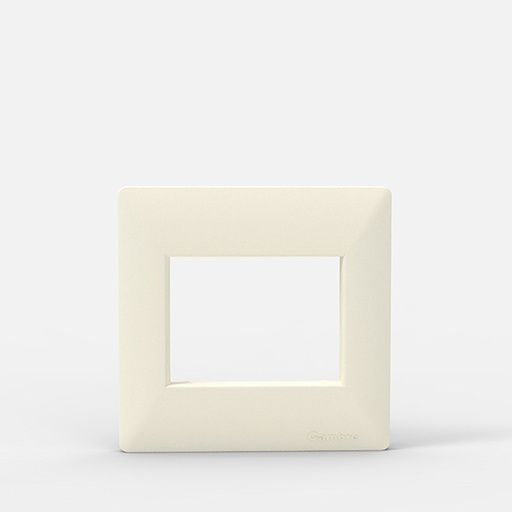 [4542C] TAPA MIGNON 2 MODULOS SIGLO XXII BLANCA