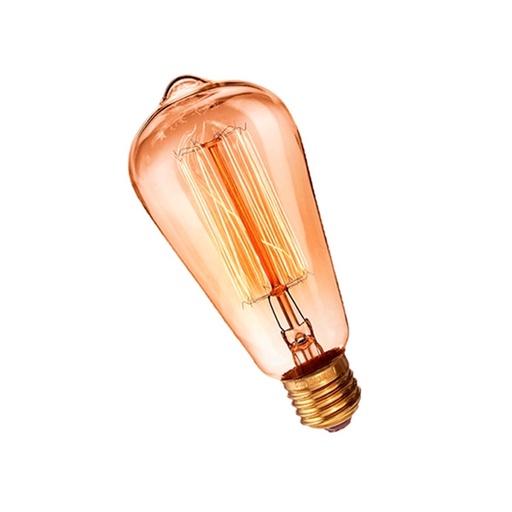 [403152] INCANDESCENTES DIMERIZABLES- ANTIQUE TIPO ST-64 - 25 W - E27 - GOLD